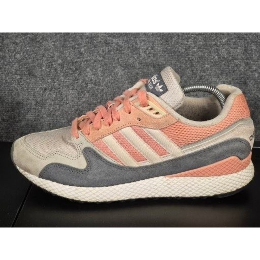 adidas Ultra Tech shoes Mens 9.5 Raw Ochre Peach Grey Running Sneaker B37917